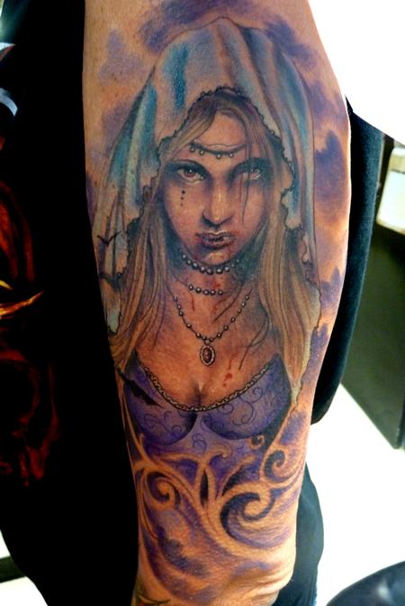 Tattoos - Vampire girl - 64690